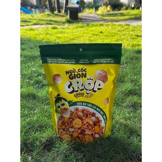 Granola Giòn C Rộp VỊ CHUỐI Mix Trái Cây – Ngũ Cốc Granola Gạo Lứt Ăn Sáng, Snack Ngũ Cốc Giòn