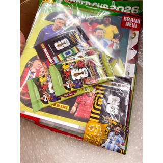 [ Starter Pack PA World Cup 2026 ] Túi Album Đựng Thẻ Starter Pack Panini Adrenalyn XL World Cup 2026 ( Kèm 26 Thẻ )