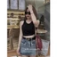 Áo Bra Cổ Yếm, Áo Ba Lỗ Cotton Basic( Freesize tới 60kg) Hàng Cao Cấp Sẵn Đệm Mút Ngực Cho Nữ