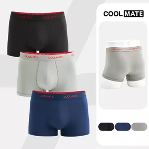 Combo 03 quần lót nam Trunk Bamboo Prosper, Fortune kháng khuẩn Coolmate