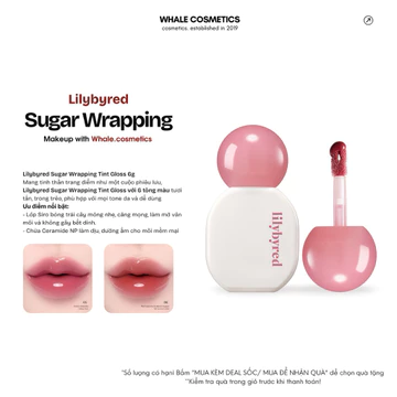 (Full Size) Son Siro Bóng Lilybyred Sugar Wrapping Tint Gloss (6g)