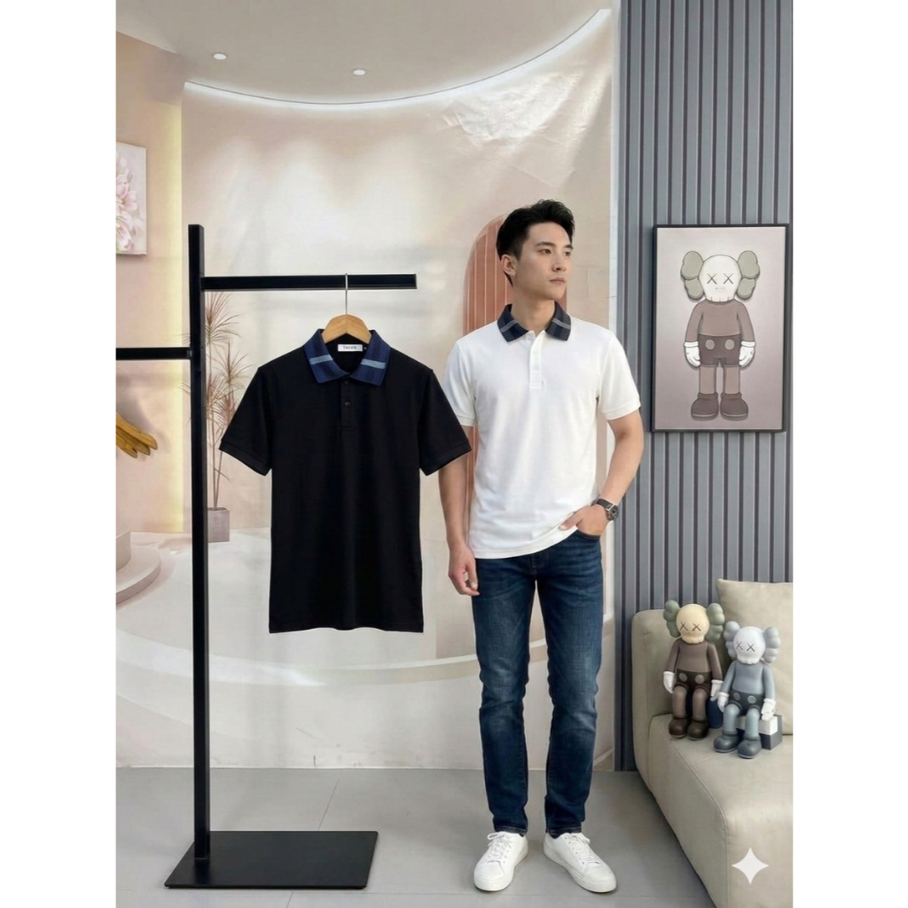 [cb275] 45-90kg áo polo, rẻ, đẹp, unisex, co dãn, thoáng mát, bo dệt, bigsize, trẻ trung, trung niên