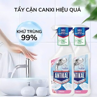 (Châu Âu) Xịt Tẩy Cặn Canxi Vòi Inox Vách Kính Chậu Bồn Rửa An Toàn Không Hắc