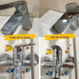 (Châu Âu) Xịt Tẩy Cặn Canxi Vòi Inox Vách Kính Chậu Bồn Rửa An Toàn Không Hắc