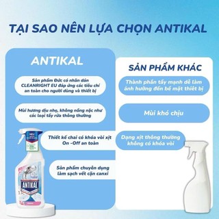 (Châu Âu) Xịt Tẩy Cặn Canxi Vòi Inox Vách Kính Chậu Bồn Rửa An Toàn Không Hắc