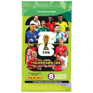 [ 1x Pack Lẻ Panini World Cup 2026 ] Pack Lẻ Thẻ Cầu Thủ Bóng Đá Panini Adrenalyn XL World Cup 2026 ( 8 Thẻ )