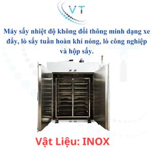 Máy sấy nhiệt độ không đổi thông minh dạng xe đẩy, lò sấy tuần hoàn khí nóng, lò công nghiệp