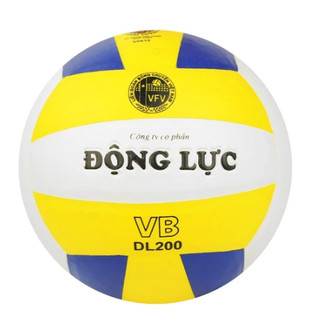 Quả bóng chuyền da Động Lực DL 200, bóng chuyền hơi Jatan chuyên nghiệp , Hàng Chính Hãng