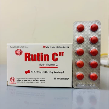 Rutin C tăng sức bền thành mạch - giảm chảy máu răng