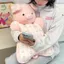 Gối Ôm Gấu Bông Hình Động Vật Mèo/Heo/Cừu/Cáo Dễ Thương, Gối Tựa/Đệm Lưng Văn Phòng Siêu Mềm Mại Đàn Hồi, Bobesu