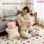 Gối Ôm Gấu Bông Hình Động Vật Mèo/Heo/Cừu/Cáo Dễ Thương, Gối Tựa/Đệm Lưng Văn Phòng Siêu Mềm Mại Đàn Hồi, Bobesu