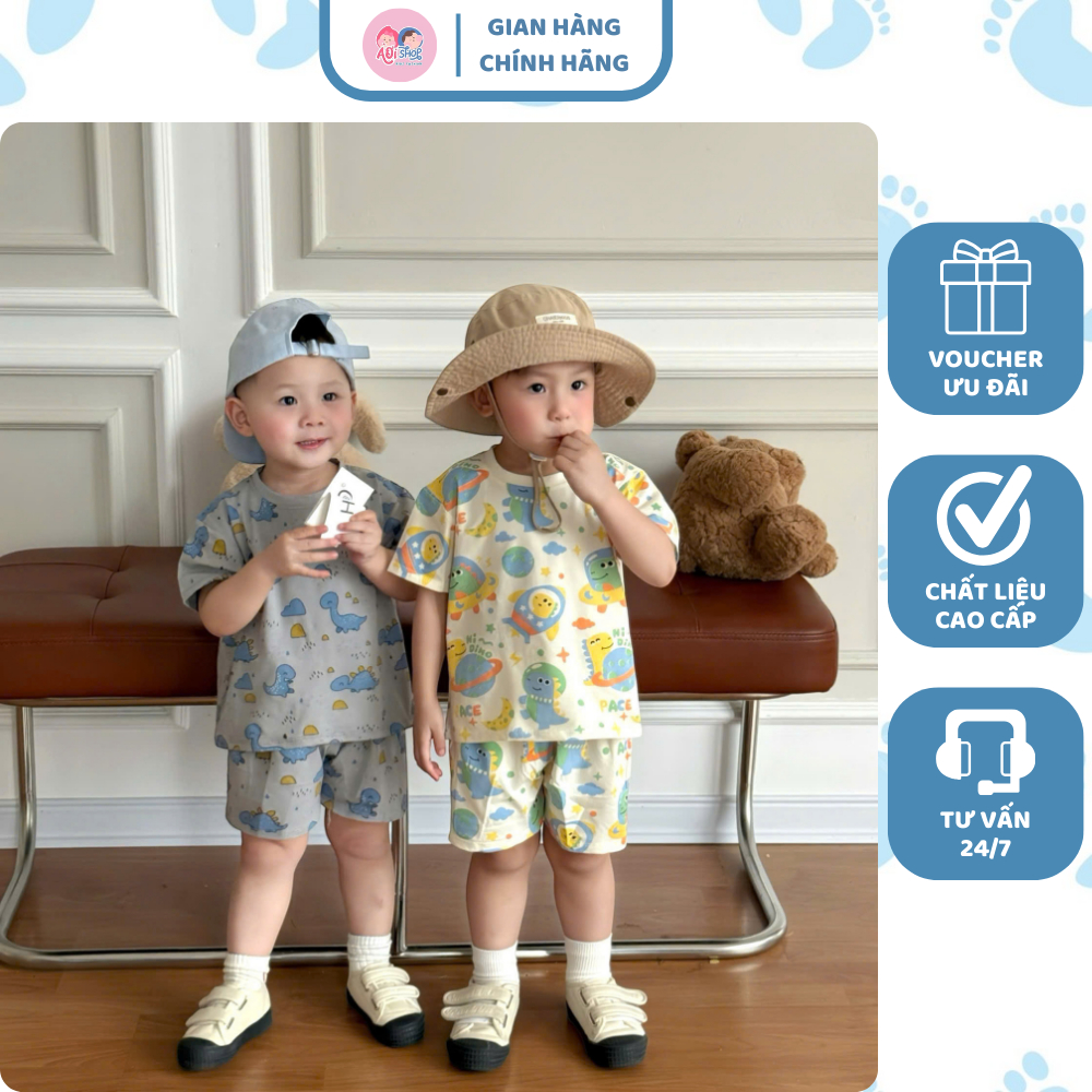[À ƠI SHOP] N94- set 2 bộ cộc khủng long vũ trụ - a100.328