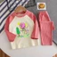 🌸 ĐỒ BỘ BÉ GÁI DÀI TAY GÂN MỀM MỊN – HÌNH DỄ THƯƠNG 🌸 DG560
