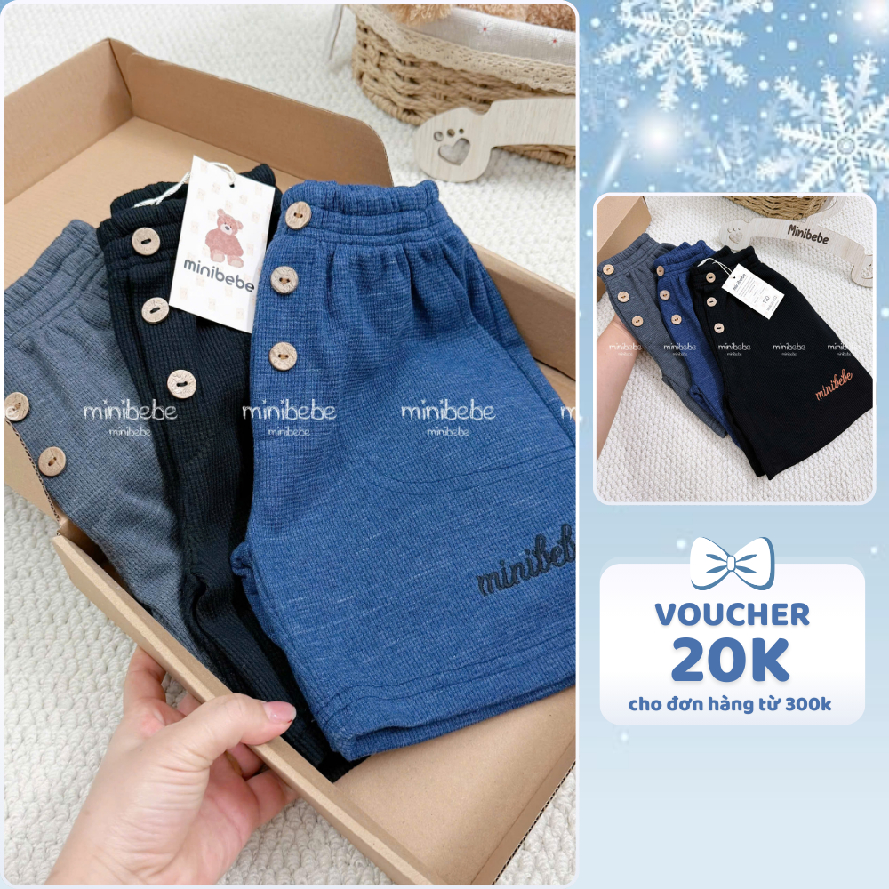 [À ƠI SHOP] N58- set 3 quần 3 cúc minibebe- a107.88