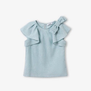 Áo Kiểu Nữ JASEY Công Sở Thắt Nơ Vai 100% Cotton Dáng Thanh Lịch Nữ Tính 6053