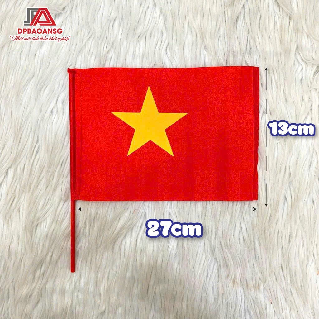 Cờ Vẫy Cầm Tay Cờ Đỏ Sao Vàng - Băng Rôn Đội Đầu Cổ Vũ - Phù Hợp Cổ Vũ Thể Thao, Hội Thao, Sự Kiện