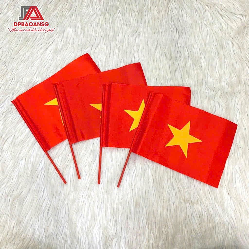 Cờ Vẫy Cầm Tay Cờ Đỏ Sao Vàng - Băng Rôn Đội Đầu Cổ Vũ - Phù Hợp Cổ Vũ Thể Thao, Hội Thao, Sự Kiện
