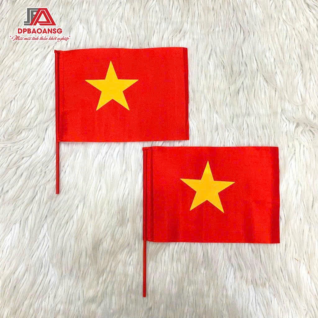 Cờ Vẫy Cầm Tay Cờ Đỏ Sao Vàng - Băng Rôn Đội Đầu Cổ Vũ - Phù Hợp Cổ Vũ Thể Thao, Hội Thao, Sự Kiện