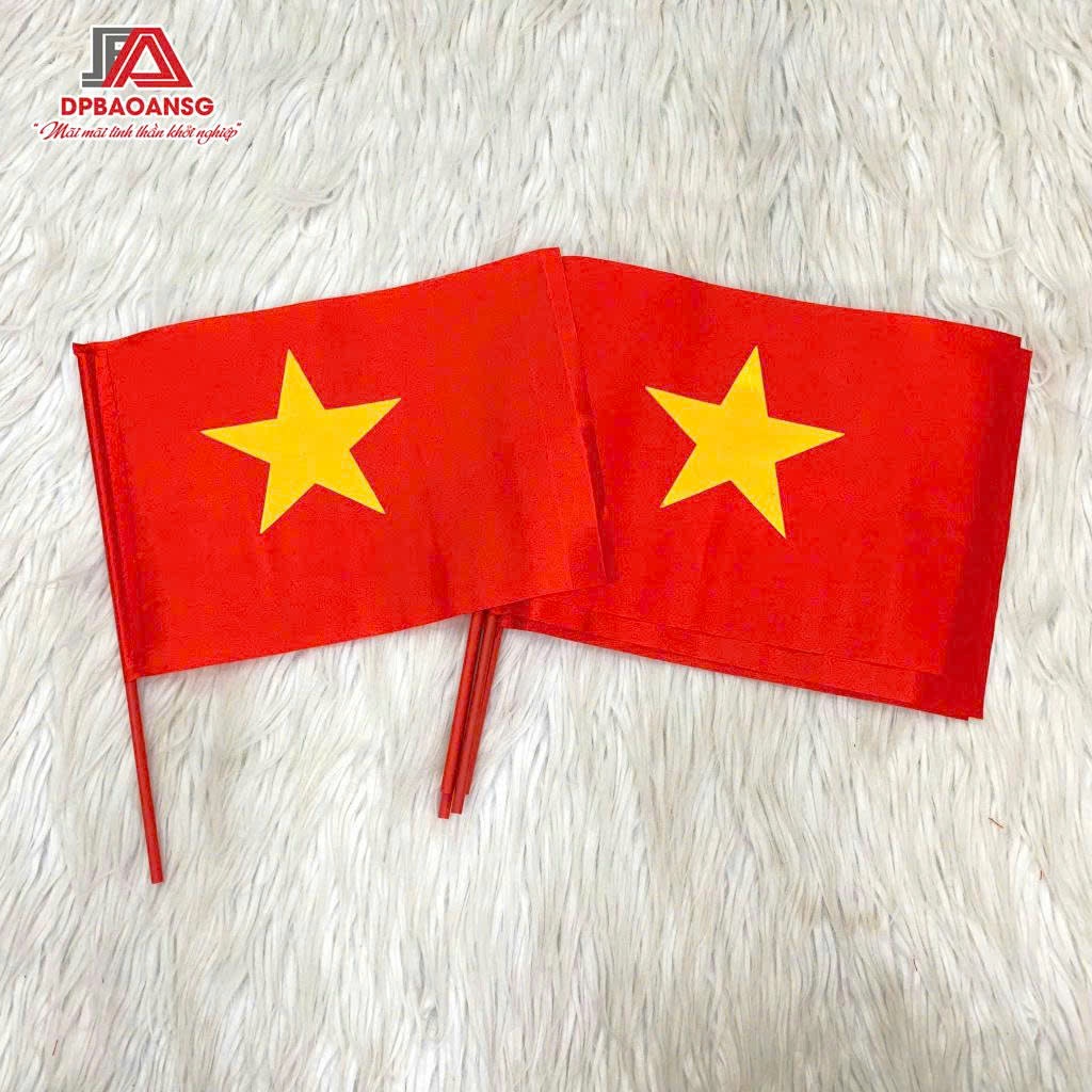 Cờ Vẫy Cầm Tay Cờ Đỏ Sao Vàng - Băng Rôn Đội Đầu Cổ Vũ - Phù Hợp Cổ Vũ Thể Thao, Hội Thao, Sự Kiện