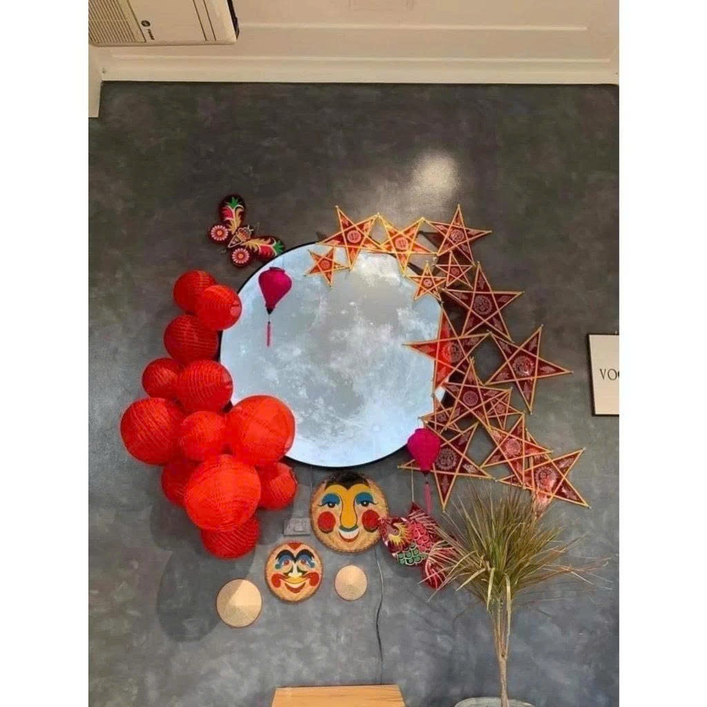 Đèn ông sao KHÔNG VIỀN trang trí Trung Thu đủ size 25/40/50cm