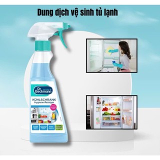(Châu Âu) Xịt Làm Sạch Tủ Lạnh Sáp Khử Mùi Tủ Lạnh Dr.Beckmann An Toàn Làm Sạch Tủ Lạnh Hiệu Quả