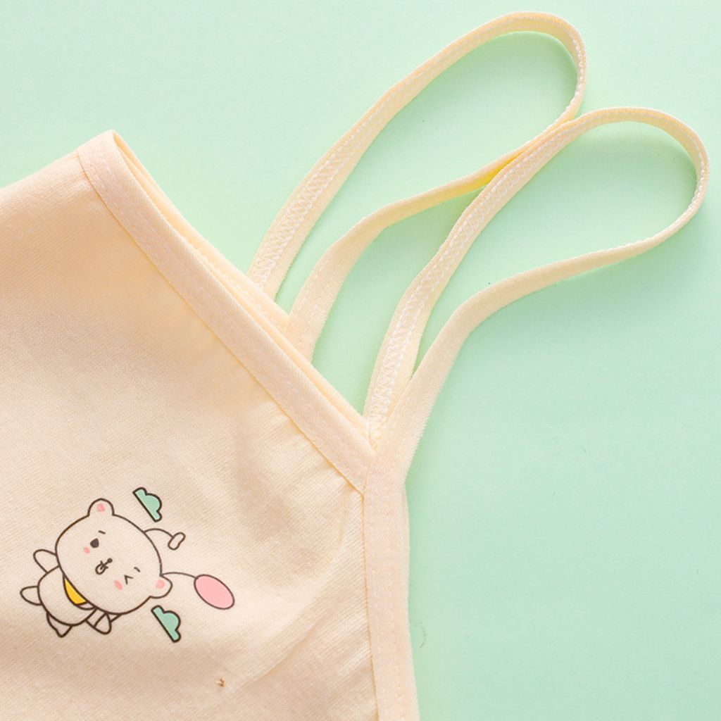 Áo lót lá bé gái tuổi dậy thì cotton thấm hút co giãn vừa phải cho bé mặc đi học đi chơi LANIXA B402