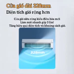 Quạt tháp không cánh thế hệ mới - Sạc USB, xoay ngang, gió mạnh - Treo tường/để bàn - Dùng cho văn phòng, gia đình — ảnh 5