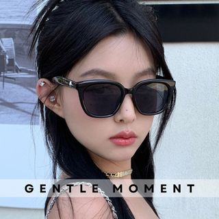 Kính râm gọng vuông chống tia UV GENTLE MOMENT kính mát thời trang nam nữ phong cách Hàn Quốc GM9547