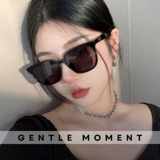 [KOL Live] Kính râm gọng vuông GENTLE MOMENT thời trang nam nữ kính mát chống tia UV phong cách Hàn Quốc GM8357