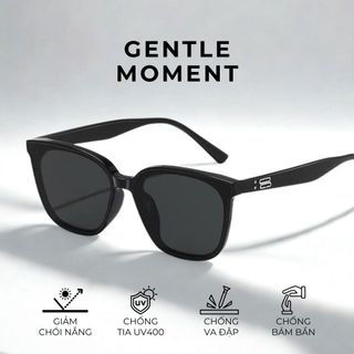 Kính râm gọng vuông GENTLE MOMENT chống tia UV kính mát thời trang nam nữ bảo vệ mắt chống nắng đi học đi chơi GM8357