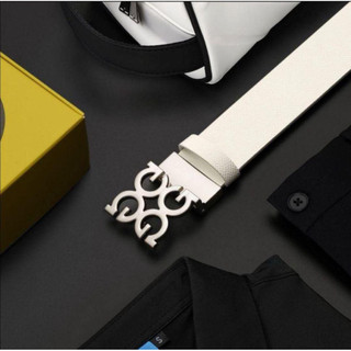 Thắt Lưng Golf G/FORE Metal Logo Belt – Dây Lưng Golf Da Cao Cấp Khóa Logo Kim Loại (G/FORE x Golfworldforall )