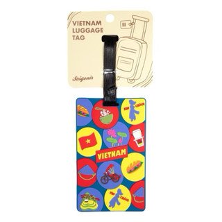 Tặng 1 Magnet THẺ TREO HÀNH LÝ LUGGAGE TAG lưu niệm Việt Nam