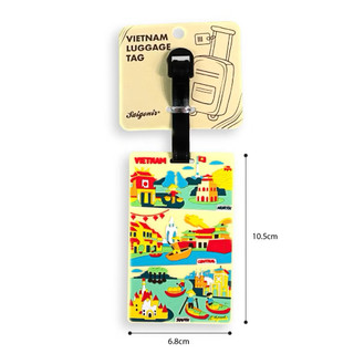 Tặng 1 Magnet THẺ TREO HÀNH LÝ LUGGAGE TAG lưu niệm Việt Nam