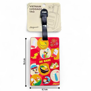 Tặng 1 Magnet THẺ TREO HÀNH LÝ LUGGAGE TAG lưu niệm Việt Nam