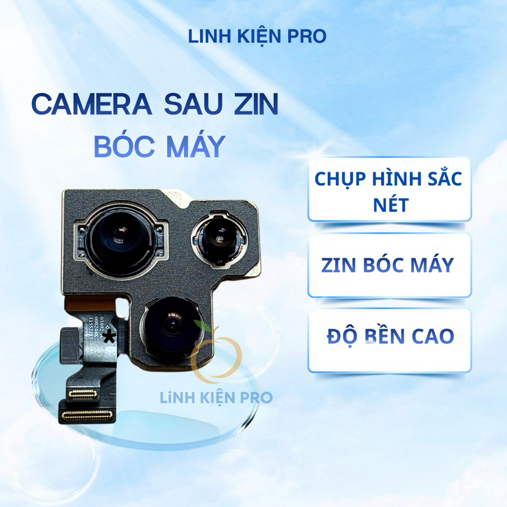 Camera Sau Dành Cho 12 13 14 15 Chụp Hình Đẹp Như Zin Hình Ảnh Sắc Nét Zin Bóc Máy LINH KIỆN PRO