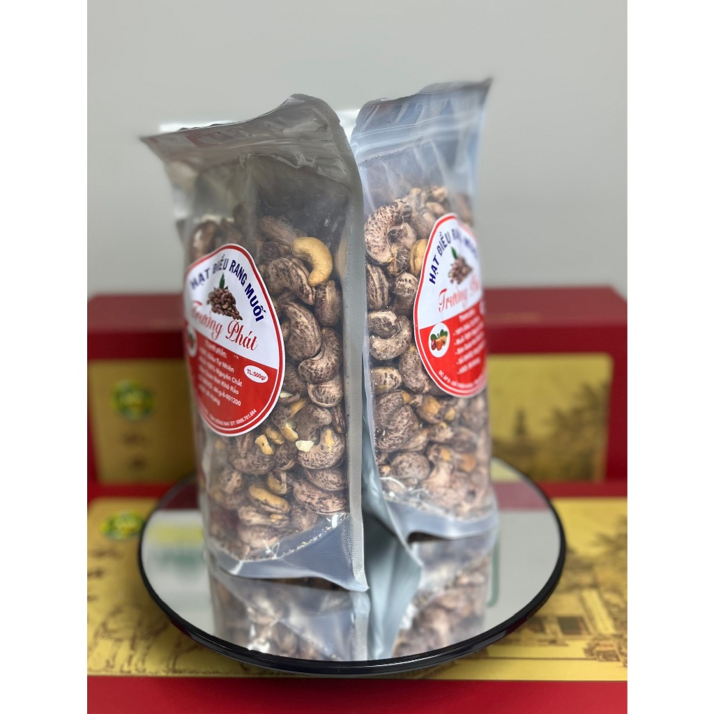 Hạt điều rang muối 500g, hạt điều rang muối ngon-giòn- bùi,túi zip/túi hút chân không