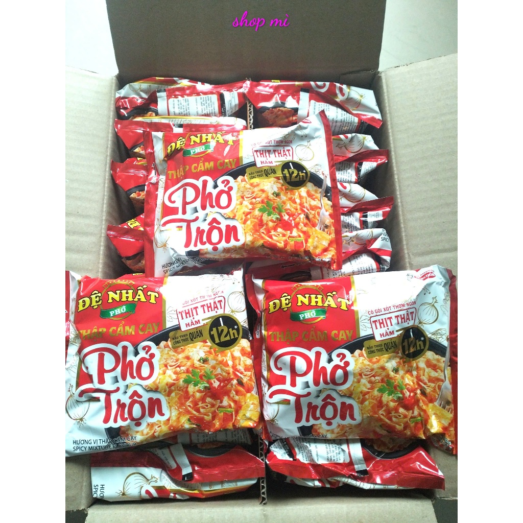 Combo Phở Trộn Đệ Nhất Hương vị đặc biệt - Hương vị Thập cẩm cay 82gr/ 1gói