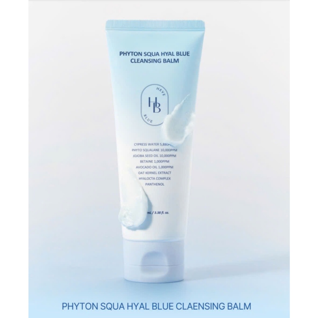 E34_Sáp tẩy trang Heveblue Phyton Squa Hyal Blue Cleansing Balm