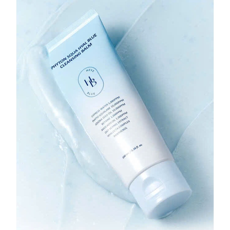 E34_Sáp tẩy trang Heveblue Phyton Squa Hyal Blue Cleansing Balm