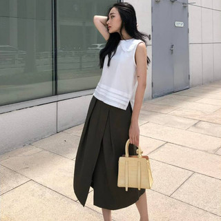 Quần Giả Váy Nữ JASEY Dáng Váy Lửng Ống Rộng Chất 2 Lớp Cao Cấp Siêu Mịn Thoáng Mát 6502