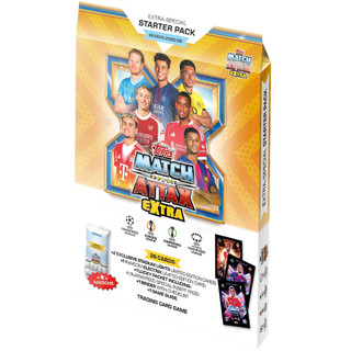 [ Starter Pack ] Album Đựng Thẻ Topps Match Attax  Starter Pack EXTRA Mùa 2025/26 25/26( 26 Thẻ)( Hàng Chính Hãng )