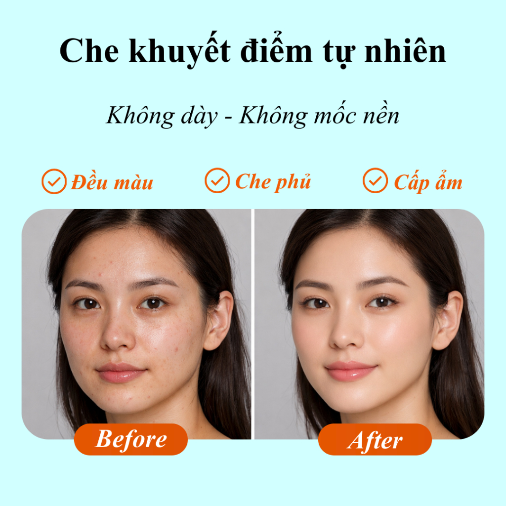 BB Cream Hàn Quốc - Dành cho Mọi Loại Da |10ml/50ml | Dưỡng Ẩm, Mỏng Nhẹ, Không Bí Da|allpeaU: