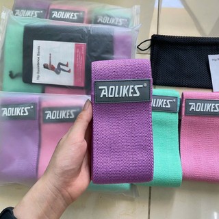Dây Kháng Lực Vải AOLIKES, Mini Band Tập Chân Mông Tay Chất Liệu Vải Siêu Bền