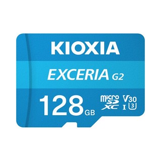 Thẻ nhớ microSDXC Kioxia Exceria G2 128GB UHS-I U3 đọc 100MB/s ghi 50MB/s (Xanh)