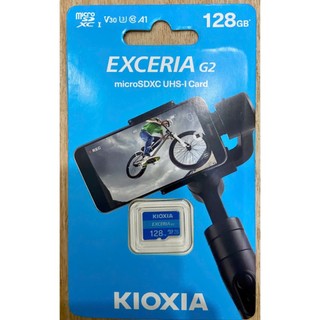 Thẻ nhớ microSDXC Kioxia Exceria G2 128GB UHS-I U3 đọc 100MB/s ghi 50MB/s (Xanh)