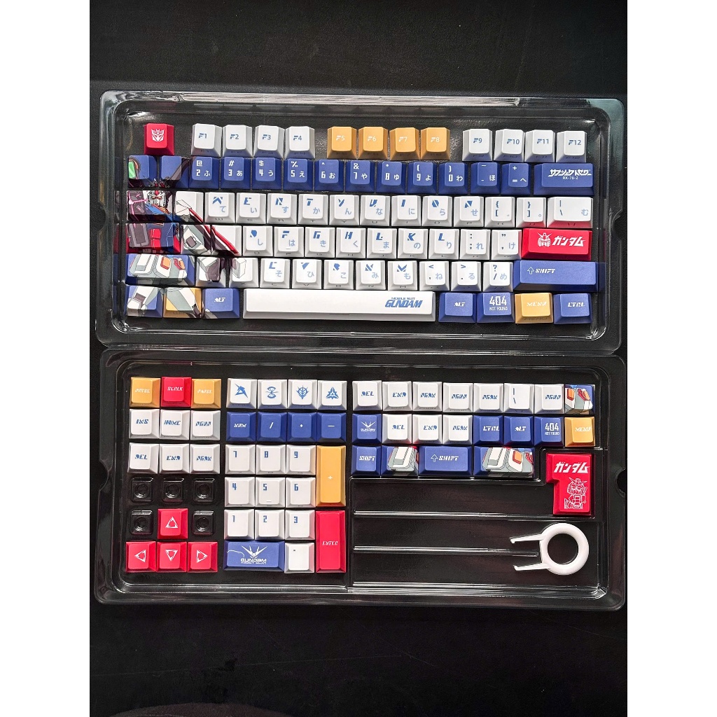 Keycap ST Gundam - Xuyên led | Chất liệu PBT | Profile Cherry | Keyboard Studio | BigBuy360 - bigbuy360.vn