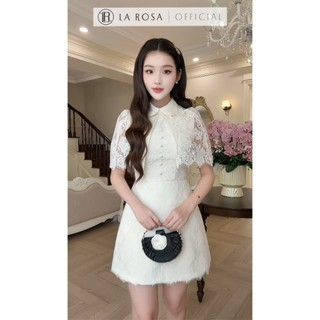 Váy Sơ Mi Tiểu Thư Dáng Chữ A Tôn Dáng La Rosa Đầm Ren Dự Tiệc, Đi Cưới, Sinh Nhật V1454