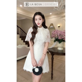 Váy Sơ Mi Tiểu Thư Dáng Chữ A Tôn Dáng La Rosa Đầm Ren Dự Tiệc, Đi Cưới, Sinh Nhật V1454