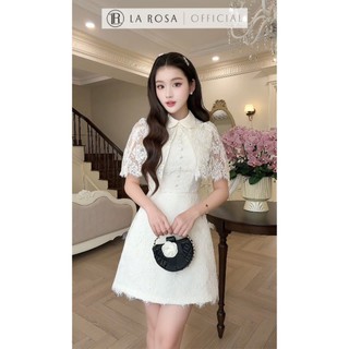 Váy Sơ Mi Tiểu Thư Dáng Chữ A Tôn Dáng La Rosa Đầm Ren Dự Tiệc, Đi Cưới, Sinh Nhật V1454