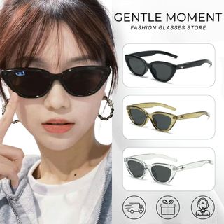 Kính râm mắt mèo GENTLE MOMENT chống tia UV kính mát thời trang nam nữ phong cách Hàn Quốc GM1539